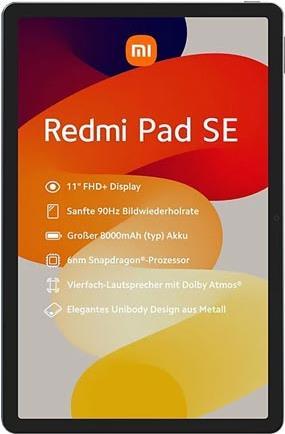 Xiaomi Redmi Pad SE 6GB/128GB, grey [W] (EU) (VHU4450EU) von Xiaomi