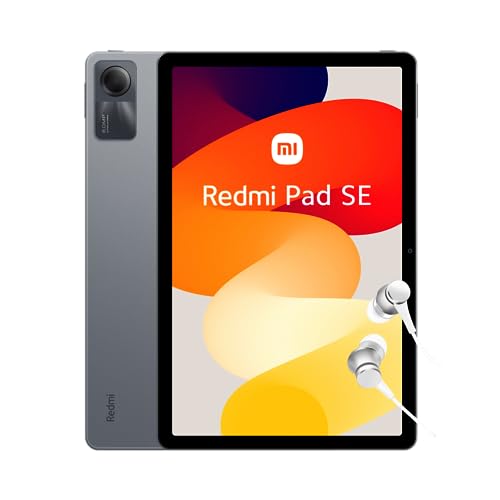 Xiaomi Redmi Pad SE Android Tablet, 11" FHD+Display, WiFi, 8000mAh Akku, MIUI 14, 4+128G(1TB TF), Vier Stereo-Lautsprecher mit Dolby Atmos, Graphite Gray (DE Version+2 Jahre Garantie) von Xiaomi