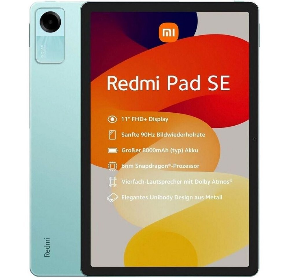 Xiaomi Redmi Pad SE WiFi 128 GB / 4 GB - Tablet - mint green Tablet (11, 128 GB)" von Xiaomi