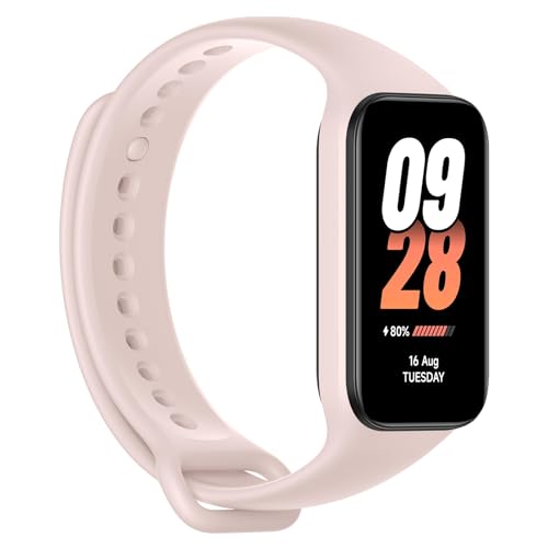 Xiaomi Smart Band 8 Activity-Tracker, 3,6 cm (1,47 Zoll) LCD-Display, Dicke 9,99 mm, Schlafüberwachung, Herzfrequenz und SpO2, 50+ Sportmodi, 14 Tage Akkulaufzeit, Rosa von Xiaomi