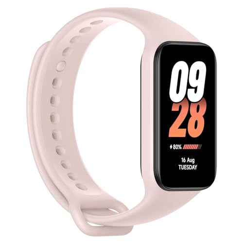 Xiaomi Smart Band 8 Activity Armband, 3,6 cm (1,47 Zoll) LCD-Display, Dicke 9,99 mm, Schlafüberwachung, Herzfrequenz und SpO2, 50+ Sportmodi, 14 Tage Akkulaufzeit, rosa von Xiaomi