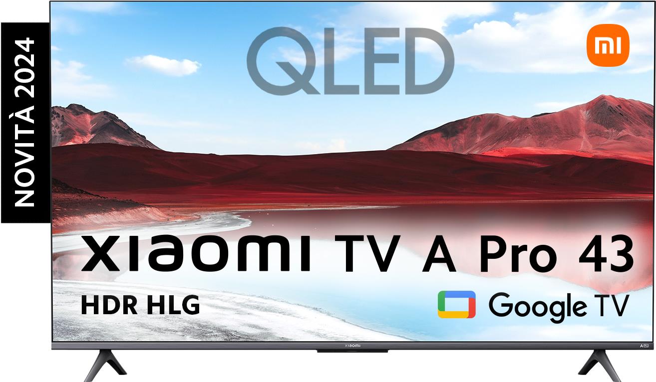 Xiaomi TV A Pro 43 109,2 cm (43) 4K Ultra HD Smart-TV WLAN Grau, Titan [Energieklasse G] (ELA5483EU) von Xiaomi