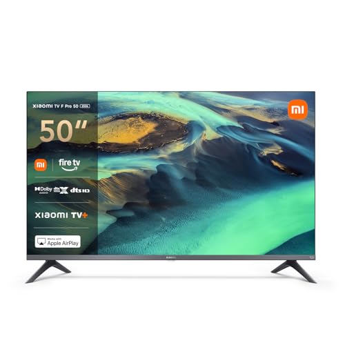 Xiaomi TV F Pro 50 2026, 50 Zoll (127 cm), 4K UHD QLED, Smart-TV, Fire TV, HDR10, Game Boost-Modus 120 Hz, MEMC, Sprachsteuerung mit Alexa, 2GB+32GB, Kompatibel mit Apple AirPlay, TV+ von Xiaomi