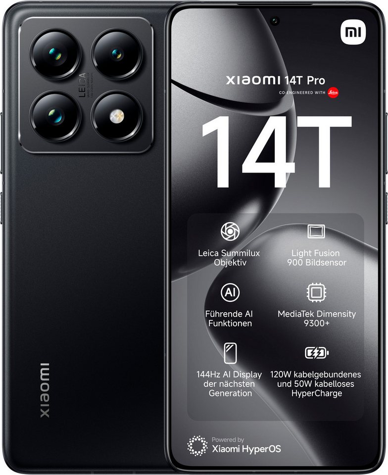 Xiaomi Xiaomi 14T Pro 512GB Smartphone (16,94 cm/6,67 Zoll, 512 GB Speicherplatz, 50 MP Kamera) von Xiaomi
