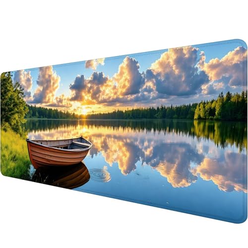 Gaming Mauspad 1000 x 500 x 3 mm, Blau Mousepad XXL Groß Mauspad Landschaft Schreibtischunterlage mit Vernähte Kanten, Wasserdicht Anti-Rutsch Mouse Pad, Verbessert Präzision und Geschwindigkei V-6 Gaming Mauspad 1000 x 500 x 3 mm, Blau Mousepad XXL Groß Mauspad Landschaft Schreibtischunterlage mit Vernähte Kanten, Wasserdicht Anti-Rutsch Mouse Pad, Verbessert Präzision und Geschwindigkei V-6 von Xiaonu