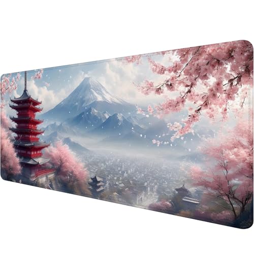 Gaming Mauspad 1200 x 400 x 3 mm, Japan Mousepad XXL Groß Mauspad Landschaft Schreibtischunterlage mit Vernähte Kanten, Wasserdicht Anti-Rutsch Mouse Pad, Verbessert Präzision und Geschwindigkei R-9 Gaming Mauspad 1200 x 400 x 3 mm, Japan Mousepad XXL Groß Mauspad Landschaft Schreibtischunterlage mit Vernähte Kanten, Wasserdicht Anti-Rutsch Mouse Pad, Verbessert Präzision und Geschwindigkei R-9 von Xiaonu