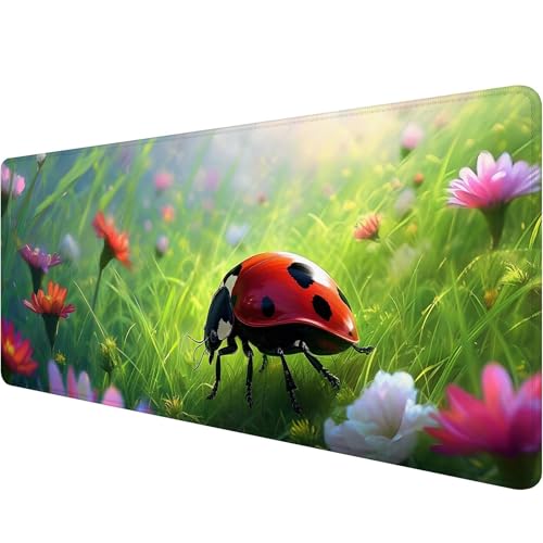 Mauspad 700 x 300 x 3 mm Grün Mousepad XXL Gaming Mauspad Landschaft Schreibtischunterlage mit Vernähte Kanten Wasserdicht Mousepad Groß Erweiterter Schreibtisch Schutz für Home Gaming Office P-4 Mauspad 700 x 300 x 3 mm Grün Mousepad XXL Gaming Mauspad Landschaft Schreibtischunterlage mit Vernähte Kanten Wasserdicht Mousepad Groß Erweiterter Schreibtisch Schutz für Home Gaming Office P-4 von Xiaonu