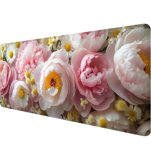 Mauspad 700 x 300 x 3 mm Rosa Mousepad XXL Gaming Mauspad Blume Schreibtischunterlage mit Vernähte Kanten Wasserdicht Anti-Rutsch Mousepad Groß Erweiterter Schreibtisch Schutz für Gaming Office R-7 Mauspad 700 x 300 x 3 mm Rosa Mousepad XXL Gaming Mauspad Blume Schreibtischunterlage mit Vernähte Kanten Wasserdicht Anti-Rutsch Mousepad Groß Erweiterter Schreibtisch Schutz für Gaming Office R-7 von Xiaonu