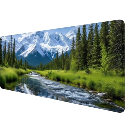Mauspad 800 x 300 x 3 mm Grün Mousepad XXL Gaming Mauspad Berg Schreibtischunterlage mit Vernähte Kanten Wasserdicht Anti-Rutsch Mousepad Groß Erweiterter Schreibtisch Schutz für Gaming Office A-4 Mauspad 800 x 300 x 3 mm Grün Mousepad XXL Gaming Mauspad Berg Schreibtischunterlage mit Vernähte Kanten Wasserdicht Anti-Rutsch Mousepad Groß Erweiterter Schreibtisch Schutz für Gaming Office A-4 von Xiaonu