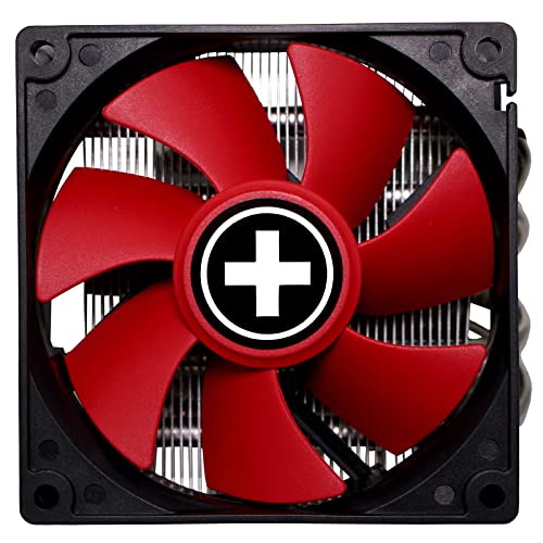 Xilence A404T AMD Top Blow CPU Luft Kühler, AM4, 125W TDP, Top Blow, leiser 92mm PWM Lüfter, einfache Montage, optimal für moderate Kühlanforderungen im Office und Home PC, silber von Xilence