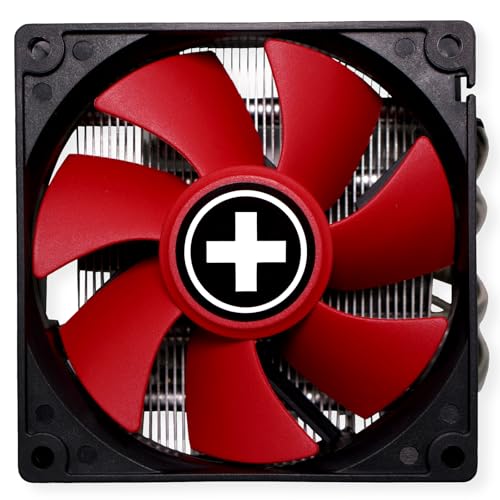 Xilence A404T AMD Top Blow CPU Luft Kühler, AM4, 125W TDP, Top Blow, leiser 92mm PWM Lüfter, einfache Montage, optimal für moderate Kühlanforderungen im Office und Home PC, silber von Xilence