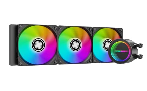Xilence LQ360G.ARGB AMD/Intel 360mm AiO Wasserkühlung, Infinity Mirror, AM5/AM4, LGA 1851/1700/1151/1150/1155/1156/1200, 350W TDP, 3x 120mm ARGB PWM Lüfter, Gaming/Streaming/Rendering, schwarz Xilence LQ360G.ARGB AMD/Intel 360mm AiO Wasserkühlung, Infinity Mirror, AM5/AM4, LGA 1851/1700/1151/1150/1155/1156/1200, 350W TDP, 3x 120mm ARGB PWM Lüfter, Gaming/Streaming/Rendering, schwarz von Xilence