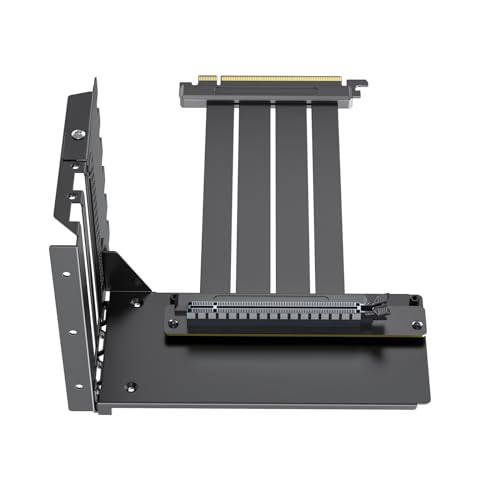 Xilence Riser Kabel Set zum vertikalen Einbau der Grafikkarte in das Xilent X X912.ARGB Gaming PC Gehäuse, nur mit dem Xilent X Case kompatibel, einfacher Einbau, eleganter Look, schwarz von Xilence