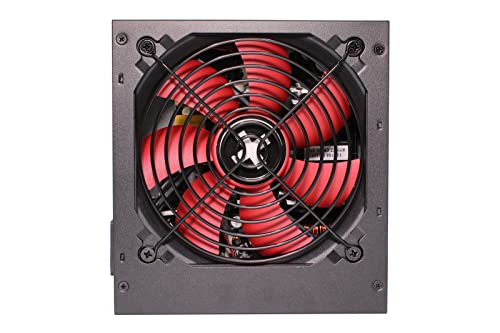 Xilence XP500R6 PC Netzteil, 500W Peak Power, ATX, rot/schwarz Xilence XP500R6 PC Netzteil, 500W Peak Power, ATX, rot/schwarz von Xilence
