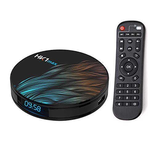 Xilibod HK1 Max Android 10.0 TV Box 4GB RAM 32GB ROM RK3318 2.4G/5G WiFi with Bluetooth 3D 4K 1080P Smart TV Box - Model No.: HK1max 4GB 32GB von Xilibod