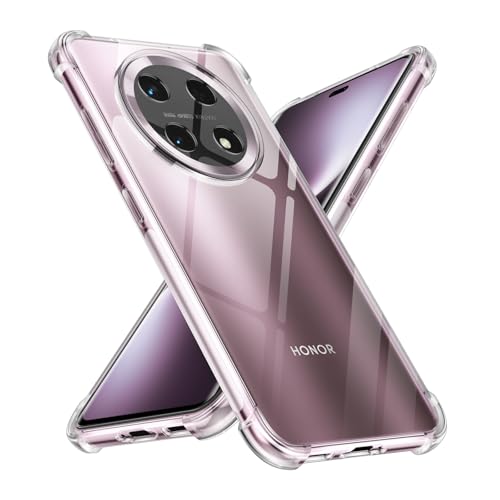 Xiltlly Hülle Durchsichtig für Honor Magic 7 Lite 5G mit Stoßfest Schutzecken, Dünne Weiche Transparent Handyhülle Flexible TPU Protective Case Sturzfest Schutzhüllen (6.78 Zoll) - Clear von Xiltlly