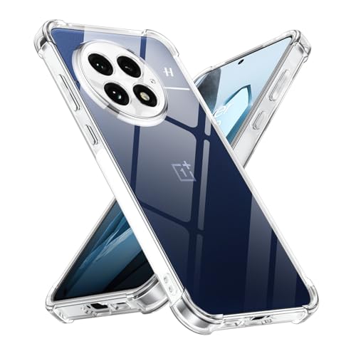 Xiltlly Hülle Durchsichtig für OnePlus 13 mit Stoßfest Schutzecken, Dünne Weiche Transparent Handyhülle Flexible TPU Protective Case Sturzfest Schutzhüllen (6.82 Zoll) - Clear von Xiltlly
