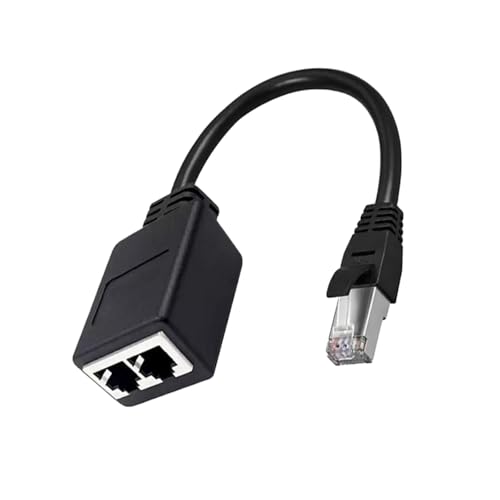 Ximinwzm Ethernet-Kabel-Splitter, 1 auf 2 Kabeladapter Ximinwzm Ethernet-Kabel-Splitter, 1 auf 2 Kabeladapter von Ximinwzm
