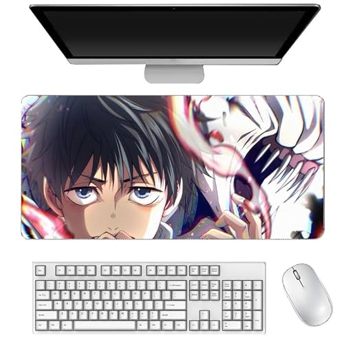 Xinchangda Gojo Satoru Mauspad Geto Suguru/Fushiguro Toji Anime Cartoon rutschfeste Gummimatte Mauspad für Desktop-PC Laptop Büro 40 x 90 cm von Xinchangda