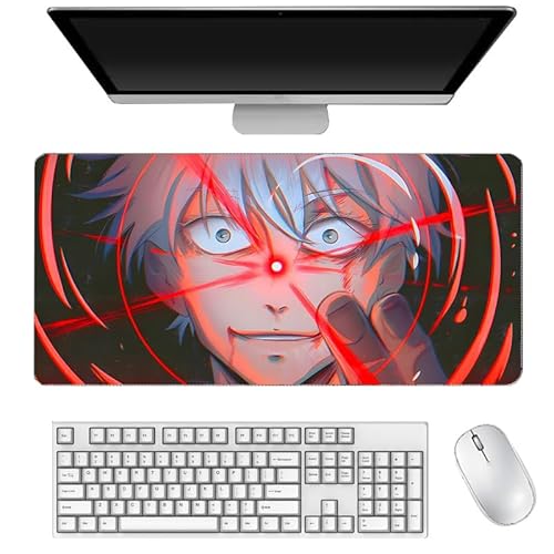 Xinchangda Gojo Satoru Mauspad Geto Suguru/Fushiguro Toji Anime Cartoon rutschfeste Gummimatte Mauspad für Desktop-PC Laptop Büro 40 x 90 cm von Xinchangda