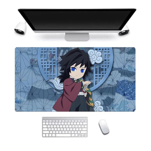 Xinchangda Kamado Nezuko Kamado Tanjiro Mauspad Anime Tomioka Giyuu Gaming-Mauspad, 40 x 90 cm, großes Mauspad, rutschfeste Gummiunterseite für Desktop-Computer, Laptop von Xinchangda