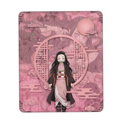 Xinchangda Kamado Tanjiro Mauspad Kamado Nezuko/Hashibira Inosuke Anime Cartoon rutschfeste Gummimatte Mauspad für Desktop-PC Laptop Büro 21 x 26 cm von Xinchangda