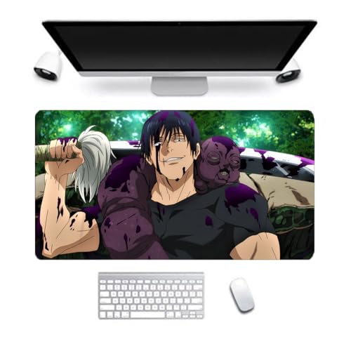 Xinchangda Toji Fushiguro Mauspad Anime Cartoon Megumi Fushiguro Anti-Rutsch-Gummimatte Mauspad 80x30CM Geeignet für Desktop PC Laptop Büro von Xinchangda