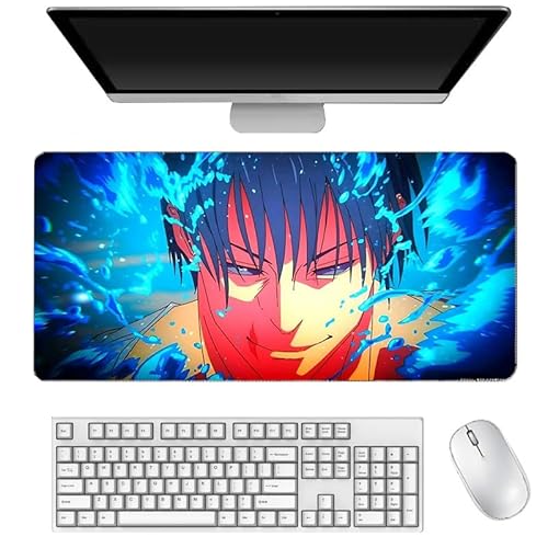 Xingchangda Fushiguro Toji/Geto Suguru/Gojō Satoru Anime-Mauspad, XXL, großes Gaming-Mauspad, rutschfeste Gummiunterseite für Desktop- und Laptop-Computer von Xinchangda