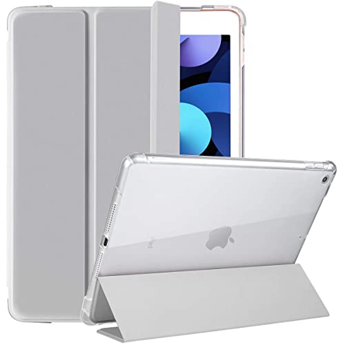 Xincuno Hülle für iPad 10.2 Zoll, iPad 9/8/7 Generation Hülle mit Stifthalter, Superleicht Transluzent Smart Schutzhülle Cover, Auto Schlaf/Aufwach für iPad 10.2 Zoll 2021/2020/2019, Grau von Xincuno