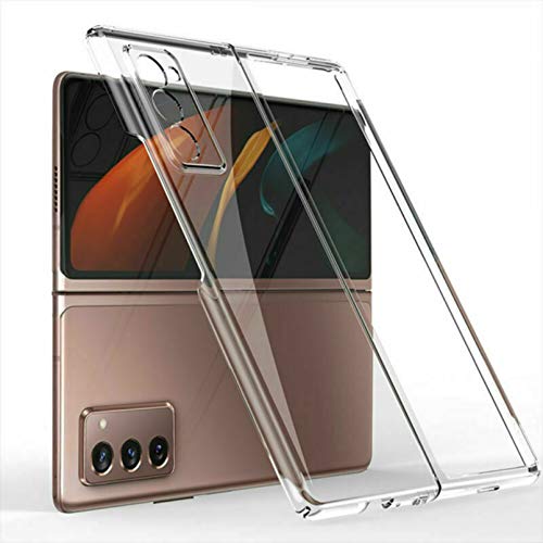 Xindemei für Samsung Galaxy Z Fold 2 5G 2 in 1 Handyhülle Kamera-Schutzhülle, klare, schlanke All-Inclusive-Stoßdämpfer-Schutzhülle für die Schutzhülle (Transparent) von Xindemei