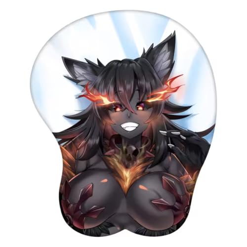 Xingbiyou 3D Anime Hellhound Mauspads,Monster Girl Encyclopedia,Kieselgel, Handgelenkstütze Xingbiyou 3D Anime Hellhound Mauspads,Monster Girl Encyclopedia,Kieselgel, Handgelenkstütze von Xingbiyou