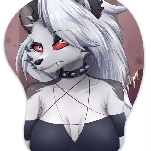 Xingbiyou 3D Anime Loona Mauspads, Kieselgel, Handgelenkstütze (B) von Xingbiyou