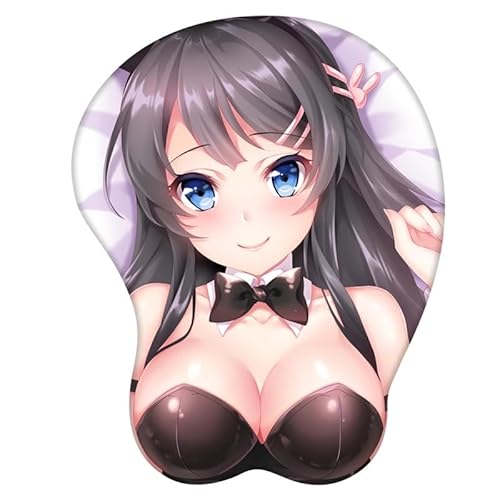 Xingbiyou 3D Anime Mauspads, Sakurajima Mai,Kieselgel, Handgelenkstütze Xingbiyou 3D Anime Mauspads, Sakurajima Mai,Kieselgel, Handgelenkstütze von Xingbiyou
