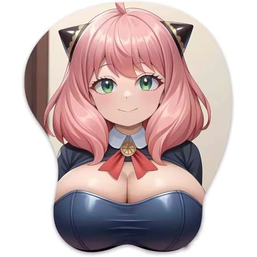 Xingbiyou 3D Anime SPY×Family Anya Forger Mauspads, Sakurajima Mai,Kieselgel, Handgelenkstütze Xingbiyou 3D Anime SPY×Family Anya Forger Mauspads, Sakurajima Mai,Kieselgel, Handgelenkstütze von Xingbiyou