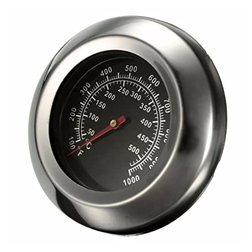 BBQ Fleischthermometer Bratenthermometer Fleisch Edelstahl Grill Thermometer für Barbecue Grillthermometer Analog Einbau Gasgrill von Xingdianfu