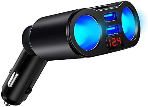 Kfz-Ladegerät Zigarettenanzünder Auto USB Splitter 120W 12V / 24V 2 Steckdosen Autoadapter Kfz-Ladegerät Zigarettenanzünder Auto USB Splitter 120W 12V / 24V 2 Steckdosen Autoadapter von Xingdianfu
