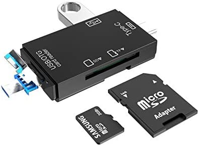 SD-Kartenleser Micro SD-Kartenleser Zubehör PC 6in1 USB TF / SD / Micro USB-C Adapter OTG SD-Kartenleser Portable für Computer / Android Smartphone / Tablet mit OTG Funktion von Xingdianfu