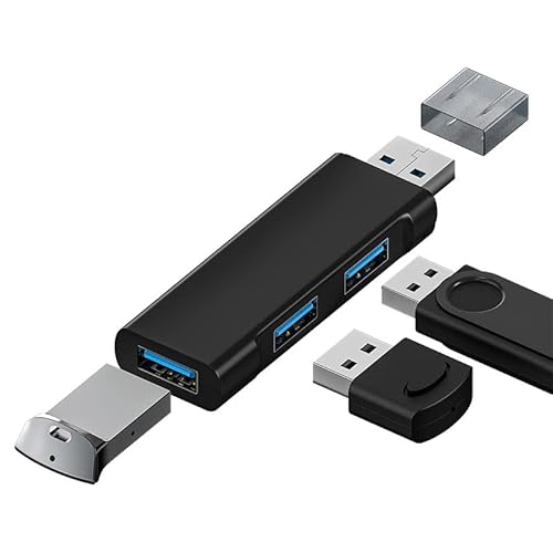 USB Hub 3 Port, USB Splitter Adapter mit 1x USB 3.0 und 2X USB 2.0, USB 3.0 Datenhub, USB Verteiler, USB mehrfach verlängerung von Xingdianfu