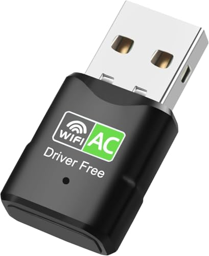 USB WLAN Stick, AC600Mbit/s USB WLAN Adapter DualBand (433Mbps 5GHz/150Mbps 2,4GHz) mit Eingebautem Treiber, USB WiFi Adapter von Xingdianfu