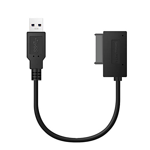 Xingdianfu 1pc USB 3.0 bis 7 + 6 13Pin Slimline SATA Kabel Adapter für Laptop CD DVD Rom Optisches Laufwerk von Xingdianfu