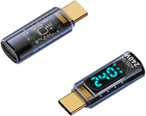 Xingdianfu Transparentes LED-Display PD 240W USB4.0 40Gbps OTG Adapter Typ C auf C 8K@60Hz 5A Schnellladekabel für Handy, Laptop und mehr Xingdianfu Transparentes LED-Display PD 240W USB4.0 40Gbps OTG Adapter Typ C auf C 8K@60Hz 5A Schnellladekabel für Handy, Laptop und mehr von Xingdianfu