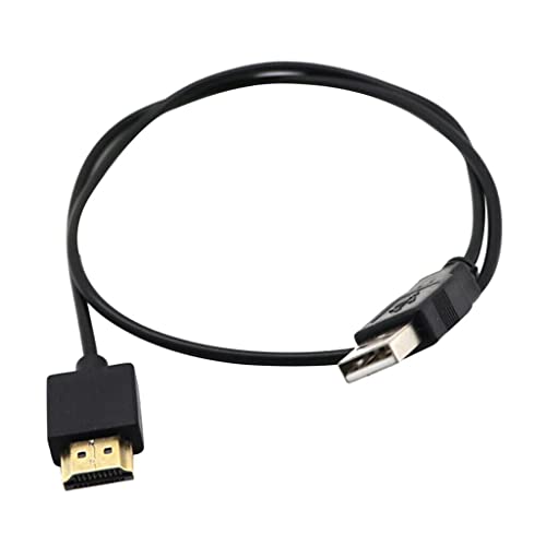 Xingdianfu USB 2.0 Stecker Auf HDMI Stecker Konverter PC TV HD HDTV Adapter Ladekabel, USB zu HDMI Kabel 0,5 m von Xingdianfu