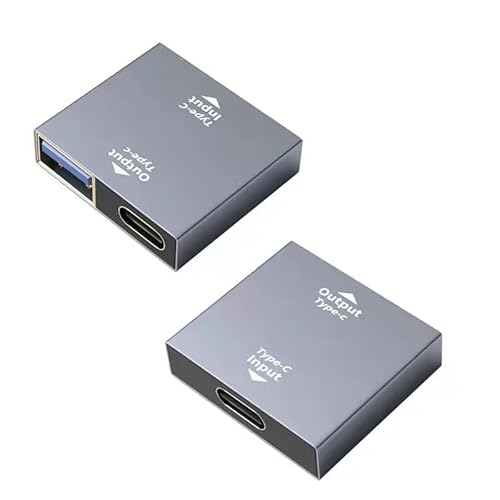 Xingdianfu USB C Splitter, USB Typ C 1 auf 2 Splitter, USB C Buchse Adapter, Typ-C USB-C Splitter Ladegerät Conventer Adapter (USB Typ C 1 auf 1USB + 1Typ C) von Xingdianfu