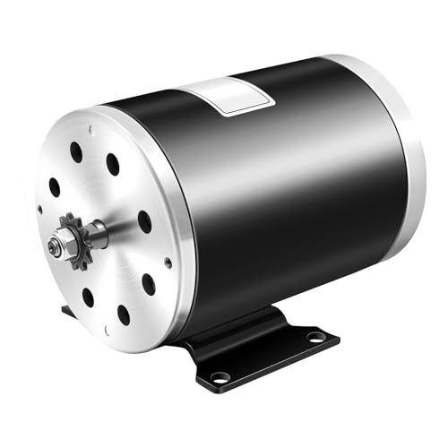 Bürstenmotor 1000W 36V, Gleichstrommotor Elektro Motor Kettentyp 25H-11T, einfache Montage, starke Leistung, für E-Bike Go-Kart Roller Quad ATV Bürstenmotor 1000W 36V, Gleichstrommotor Elektro Motor Kettentyp 25H-11T, einfache Montage, starke Leistung, für E-Bike Go-Kart Roller Quad ATV von Xingfx