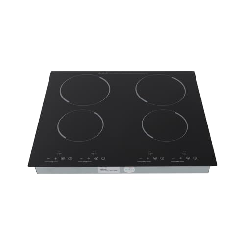 Glaskeramikkochfeld, 4 Zonen Keramikkochfelder, Eingebautes Kochfeld, 6000Watt, 9 Leistungsstufen, 220v, Kein Stecker, Geeignet für Teekannen, Aluminium, Glas, Keramik und anderes Kochgeschirr Glaskeramikkochfeld, 4 Zonen Keramikkochfelder, Eingebautes Kochfeld, 6000Watt, 9 Leistungsstufen, 220v, Kein Stecker, Geeignet für Teekannen, Aluminium, Glas, Keramik und anderes Kochgeschirr von Xingfx