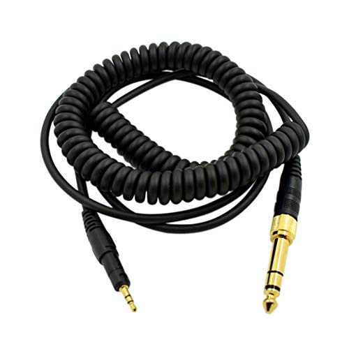 Xingsiyue Kopfhörer Draht Audio Kabel mit 6.35MM Adapter für Audio-Technica ATH-M50X M40X M70X- Ersatz Aufgerollt Verlängerungskabel Linie von Xingsiyue