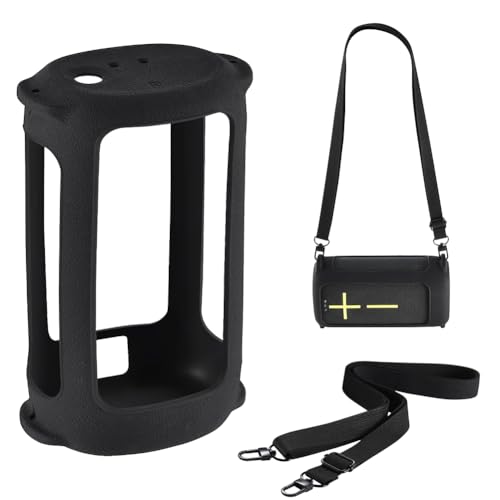 Xingsiyue Silikonhülle für Ultimate Ears EVERBOOM Bluetooth Lautsprecher – Tragbare Schutzhülle mit Anti-Rutsch-Oberfläche & Schultergurt für Reisen & Outdoor Xingsiyue Silikonhülle für Ultimate Ears EVERBOOM Bluetooth Lautsprecher – Tragbare Schutzhülle mit Anti-Rutsch-Oberfläche & Schultergurt für Reisen & Outdoor von Xingsiyue
