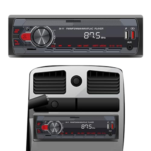 Attrales Stereosystem – , Stereo, Einzel-Din mit Einbruchschutz | MP3-Player für , USB-Eingänge, Handpress-Assistent für eine einfache Steuerung und Streaming-Steuerung Attrales Stereosystem – , Stereo, Einzel-Din mit Einbruchschutz | MP3-Player für , USB-Eingänge, Handpress-Assistent für eine einfache Steuerung und Streaming-Steuerung von Xinhuju