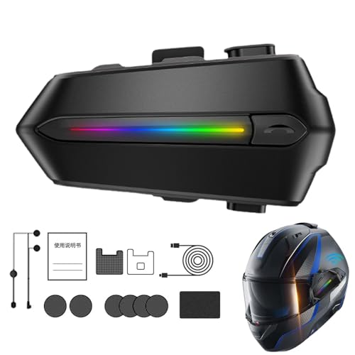 Motorradhelm-Headset, kabelloses Headset für Motorradhelm | Motorrad-Kopfhörer, Fahrradhelm-Kopfhörer R, kabelloses Headset für Motorrad H Set Stilvolle kabellose Kopfhörer Typ C mit IPX6 imp Motorradhelm-Headset, kabelloses Headset für Motorradhelm | Motorrad-Kopfhörer, Fahrradhelm-Kopfhörer R, kabelloses Headset für Motorrad H Set Stilvolle kabellose Kopfhörer Typ C mit IPX6 imp von Xinhuju