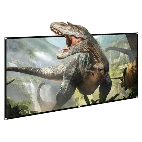 Projektor-Leinwand – 4K HD Anti-Licht-Projektionsleinwand, 16:9 Großbildschirm, Projektorvorhang, 152,4–330,2 cm, faltbares, tragbares Filmtuch für Heimkino, Wand oder Decke Projektor-Leinwand – 4K HD Anti-Licht-Projektionsleinwand, 16:9 Großbildschirm, Projektorvorhang, 152,4–330,2 cm, faltbares, tragbares Filmtuch für Heimkino, Wand oder Decke von Xinhuju